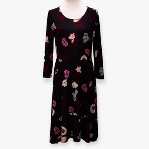 Ann Taylor Botanical Circle Cut Dress